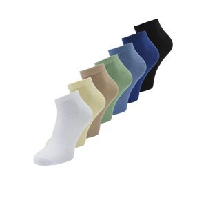 JACK & JONES Ponožky 'Roman'  modrá / zelená / čierna / biela