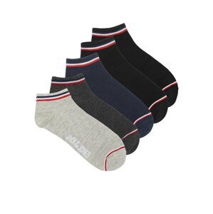 JACK & JONES Ponožky 'KAYO'  námornícka modrá / antracitová / sivá melírovaná / čierna