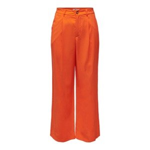 ONLY Plisované nohavice 'Aris'  oranžová