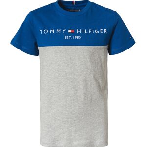 TOMMY HILFIGER Tričko  modrá / sivá melírovaná / biela