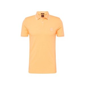 BOSS Orange Tričko 'Passertip'  pastelovo oranžová / biela
