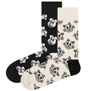 Happy Socks Ponožky 'Pets'  čierna / biela