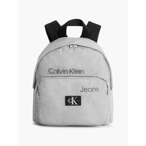 Calvin Klein Jeans Batoh 'Seasonal'  sivá / antracitová / čierna / biela