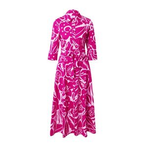 Marella Košeľové šaty  ružová / biela