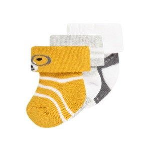EWERS Ponožky 'Bär'  karí / sivá melírovaná / biela