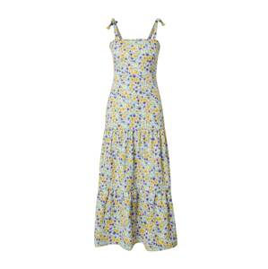 Dorothy Perkins Letné šaty 'Ditsy'  zlatá žltá / petrolejová / levanduľová / svetlofialová