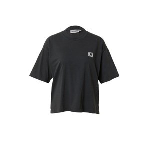Carhartt WIP Oversize tričko 'Nelson'  svetlosivá / čierna