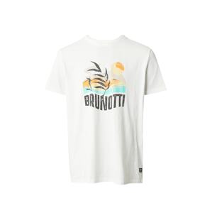 BRUNOTTI Funkčné tričko  tyrkysová / oranžová / čierna / biela