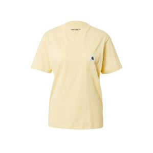 Carhartt WIP Tričko  pastelovo žltá