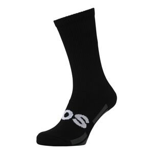 SOS Ponožky 'Levi'  čierna / šedobiela