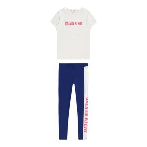 Calvin Klein Underwear Pyžamo  námornícka modrá / svetloružová / biela