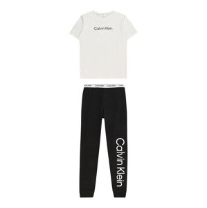 Calvin Klein Underwear Pyžamo  sivá / čierna / biela
