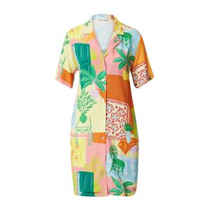 FRNCH PARIS Letné šaty 'LORRAINE'  svetlomodrá / žltá / zelená / oranžová