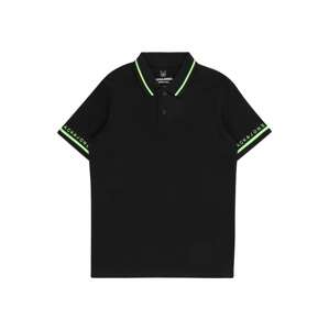 Jack & Jones Junior Tričko 'GLOBUS'  neónovo zelená / čierna
