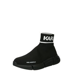 Karl Lagerfeld Slip-on obuv  čierna / biela