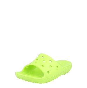 Crocs Plážové / kúpacie topánky 'Classic Slide'  neónovo zelená