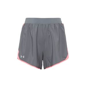 UNDER ARMOUR Športové nohavice  sivá / svetlosivá / ružová