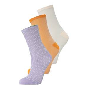 BeckSöndergaard Ponožky 'Dina'  telová / fialová / oranžová / biela