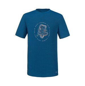 Schöffel Funkčné tričko  námornícka modrá / svetlooranžová / biela
