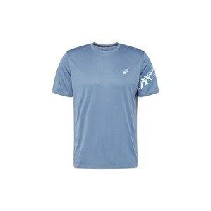 ASICS Funkčné tričko  dymovo modrá / biela