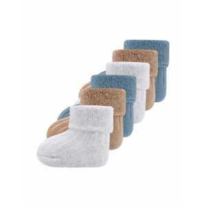EWERS Ponožky  farba ťavej srsti / modrosivá / svetlosivá