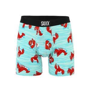 SAXX Športové nohavičky  vodová / červená / čierna