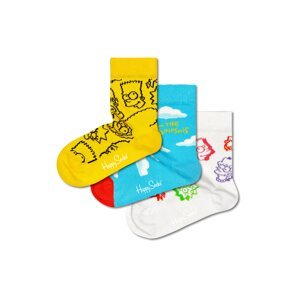 Happy Socks Ponožky  azúrová / žltá / zmiešané farby / biela