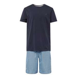 Tommy Hilfiger Underwear Krátke pyžamo  námornícka modrá / biela