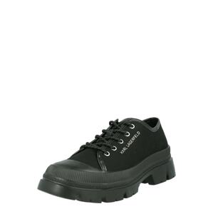 Karl Lagerfeld Šnurovacie topánky 'TREKKA'  čierna