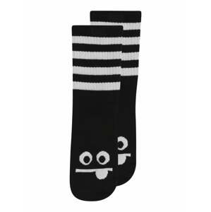 SOMETIME SOON Ponožky 'TOMMY'  čierna / biela
