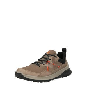 ECCO Športové šnurovacie topánky  kaki / oranžová / čierna