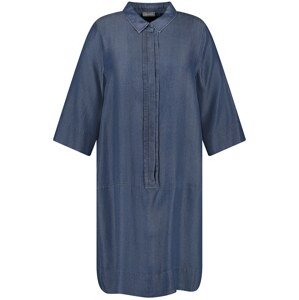 SAMOON Košeľové šaty  modrá denim