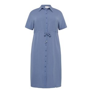ONLY Carmakoma Košeľové šaty 'Coris'  kráľovská modrá