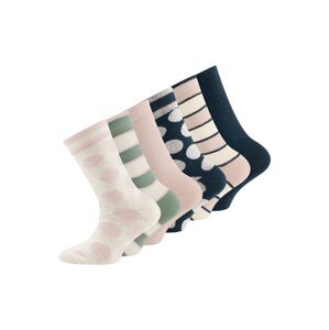EWERS Ponožky  béžová / tmavomodrá / zelená / rosé