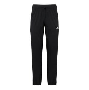 ADIDAS SPORTSWEAR Športové nohavice 'Aeroready Essentials Elastic Cuff 3-Stripes'  čierna / biela