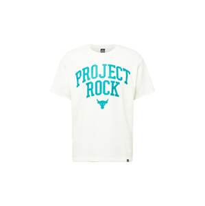 UNDER ARMOUR Funkčné tričko 'Project Rock'  krémová / nefritová