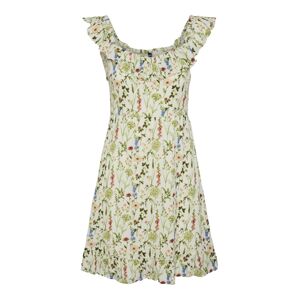 PIECES Letné šaty 'Lydia'  krémová / svetlomodrá / zelená / pastelovo ružová