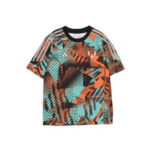 ADIDAS PERFORMANCE Funkčné tričko  mätová / oranžová / čierna / biela