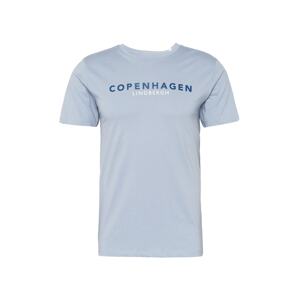 Lindbergh Tričko 'Copenhagen'  modrá / modrosivá