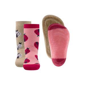 EWERS Ponožky  béžová / svetlofialová / červená / melónová