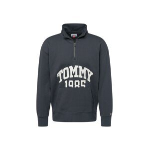 Tommy Jeans Mikina  námornícka modrá / grafitová / ohnivo červená / biela