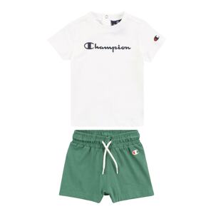 Champion Authentic Athletic Apparel Tréningový komplet  zelená / čierna / biela