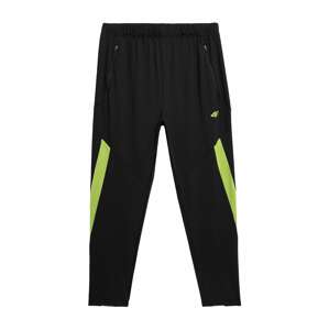 4F Športové nohavice  zelená / čierna