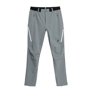 4F Outdoorové nohavice  sivá / čierna / biela