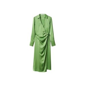 MANGO Košeľové šaty 'Colette'  zelená