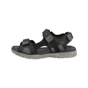 TOM TAILOR Sandále  sivá / čierna