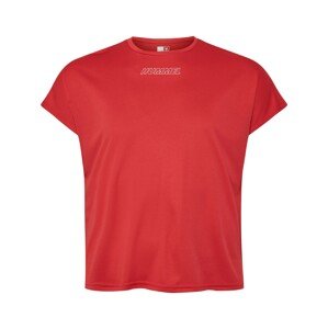 Hummel Funkčné tričko  hrdzavo červená / biela