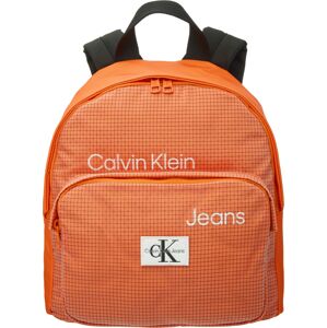Calvin Klein Jeans Batoh 'Seasonal'  oranžová / čierna / biela