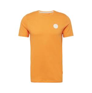 BLEND Tričko  oranžová / biela