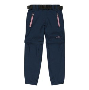 CMP Outdoorové nohavice  námornícka modrá / ružová